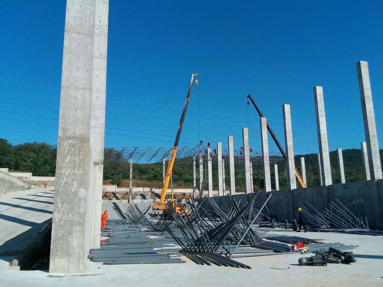 徐州搅拌站网架